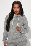 Tennis And Chill Fleece Pullover Hoodie - Heather Grey