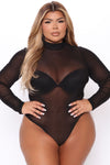 Marley Mesh Bodysuit - Black