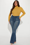 Tara Turtle Neck Sweater - Mustard