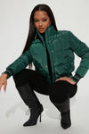 Mrs. Jackson Puffer Jacket - Olive