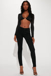 Tall Classic Mid Rise Skinny Jeans - Black