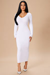 Kallan Knit Dress - White