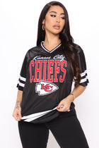 NFL Kansas City Chiefs Jersey Top - Black