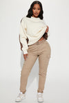 Cadet Khloe Oversized Cargo Pants - Khaki