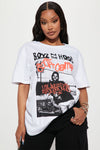 Boyz N The Hood Street Art Top - White