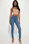 Tall Classic High Waist Skinny Jeans - Medium Blue Wash