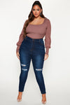 Tall Calidan Skinny Jeans - Dark Denim