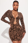 Gia Mini Dress - Bronze