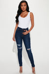 Tall Calidan Skinny Jeans - Dark Denim