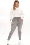 Lights Out High Rise Booty Lifting Skinny Jeans - Grey