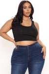 Kendra Crop Top - Black