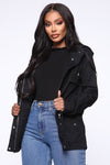 Gimme Some Love Anorak Jacket - Black