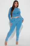 Jaime Legging Set - Blue