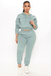 Get Ready Jogger Set - Sage