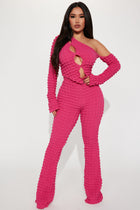 Cloud Nine Flare Pant - Fuchsia