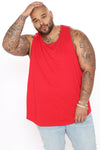 Essential Tank Top - Red