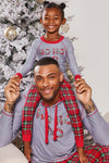 Mini Ho Ho Holiday Tight Fit Set - Grey/combo