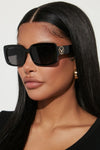 Intrigued By You Sunglasses - Black