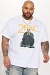 Tupac Until The End Of Time Short Sleeve Tee - White