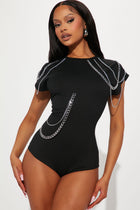 Chained To Me Bodysuit - Black