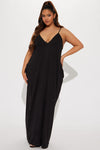 Simple Saturday Maxi Dress - Black