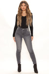 Jessica Skinny Jeans - Grey