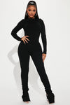 Claudia Snatched Jumpsuit - Black