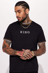 Bling King Short Sleeve Tee - Black