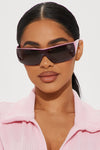 Persuasive Heart Sunglasses - Pink