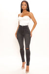 Tall Our Favorite High Rise Skinny Jeans - Grey