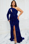 Gems Sequin Maxi Dress - Royal