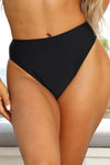 Maui Mix And Match Brazilian Bikini Bottom - Black