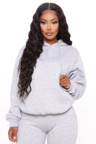 Look Again Hoodie - Heather Grey