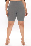 Brooke Biker Shorts - Grey