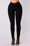 Hyperstretch Skinny Pants - Black