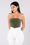 Tubular Bodysuit - Olive