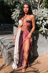 Gypsy Love Maxi Dress - Mauve/combo