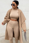 Meet At My Favorite Spot Legging Set - Taupe