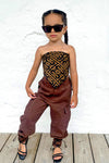 Mini Cadet Kim Cargo Pants - Chocolate