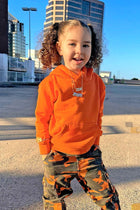 Mini Stole Your Toys Oversized Hoodie - Orange