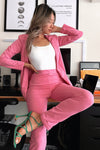 Payin' It Forward Blazer Set - Pink