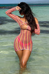 Wild Heart Swim Cover Up Dress - Multi Color